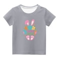 thumbnail image 1 of MeetoTime T-shirt à Manches Courtes de Pâques pour Enfants, Col Rond, Coupe Ample, Imprimé, pour Garçons et Filles, 3 à 14 Ans, 1 of 6