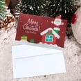 thumbnail image 2 of Christmas Cards with Envelopes Christmas Greeting Cards with Envelopes and Stickers 10 Pack Glitter Christmas Cards with Envelopes Christmas Greeting Cards Father Christmas Snowman, 2 of 6