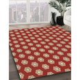 thumbnail image 3 of Ahgly Company Machine Washable Indoor Rectangle Transitional Sunrise Orange Area Rugs, 5' x 7', 3 of 7