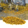 thumbnail image 4 of serony Miniature Fallen Leaf Model Building Material Ornaments Decoration yellow, 4 of 9