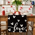 thumbnail image 4 of Boovnll Valentines Day Table Runner, 13x35" Valentine's Day Printing Table Runner, Valentines Table Runner for Holiday Kitchen Dining Table, Party Decor, Valentines Day Decorations, 4 of 6