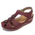 thumbnail image 2 of Kcodviy Chaussures Confortables à Semelle Ajourée Chaussures pour Femmes Taille 8 Robe Décontractée Dames Bout Rond à la Cheville Chaussures Décontractées pour Femmes Sandales à Enfiler Souples Femmes Filles Chaussures Décontractées pour Femmes, 2 of 7