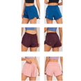 thumbnail image 3 of Short de Running pour Femmes avec Poches Zippées Short de Sport à Taille Haute Short de Tennis Short de Course, 3 of 5