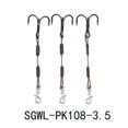 thumbnail image 1 of 3 Pcs Leurres de Pêche pour Perche et Bar, Hameçons Triples en Acier Inoxydable, 1 of 8