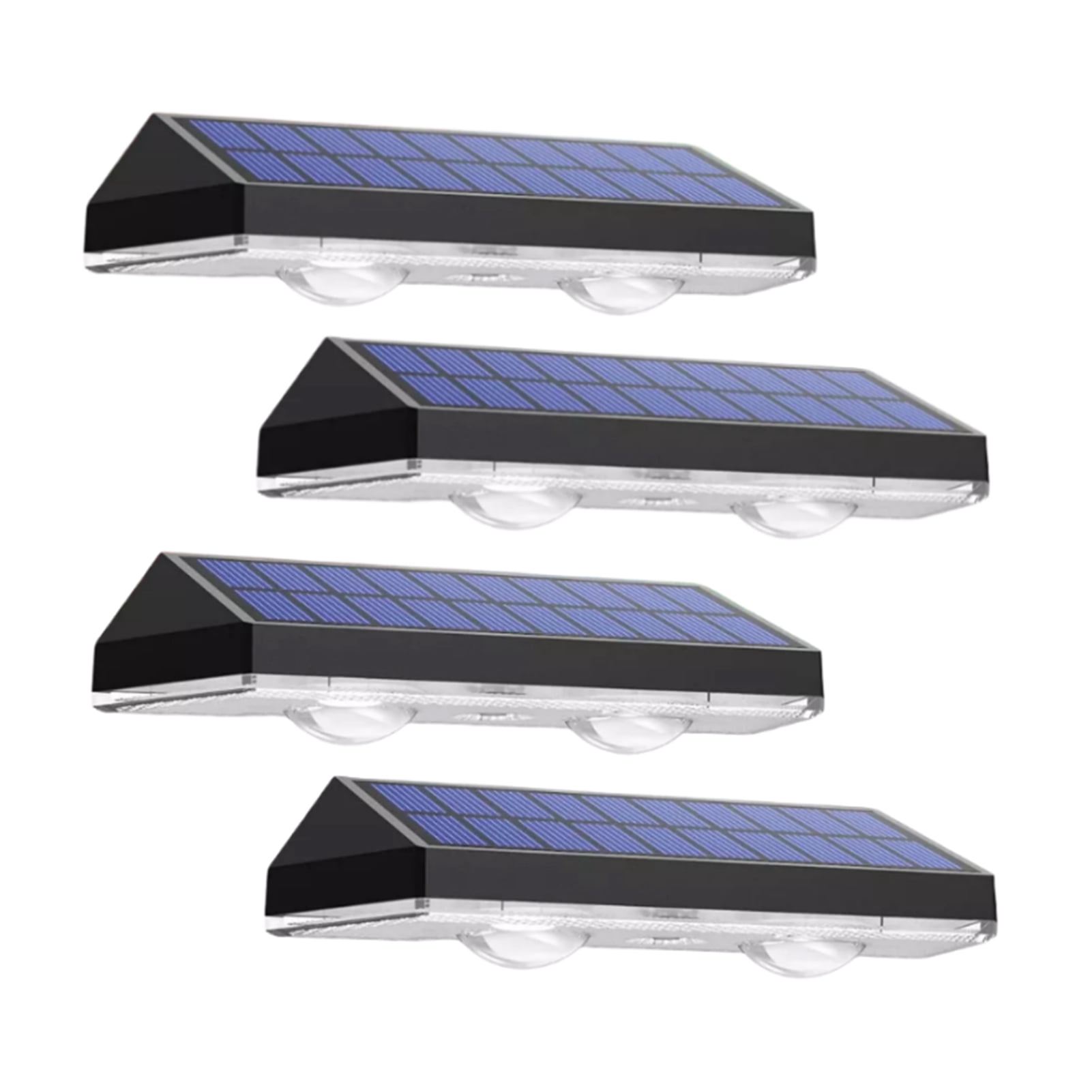 braveheart Solar Powered Fence Light With 10 Hours Of At Night Swimming Pools 3 colors light 4pcs