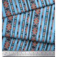 thumbnail image 2 of Soimoi Rayon Crepe Fabric Ikat Southwestern Printed Fabric 1 Yard 46 Inch Wide, 2 of 3