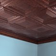 thumbnail image 5 of Fasade 2ft x 4ft Decorative Vinyl Ceiling Panel 5 Pack- Moonstone Copper, 5 of 5
