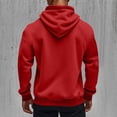 thumbnail image 4 of Men's Solid Color Cargo Hooded Jacket with Multiple Pockets, Raglan Long Sleeve, Breathable Nylon Spandex for Sports Training and Casual Outdoor Wear, 4 of 5