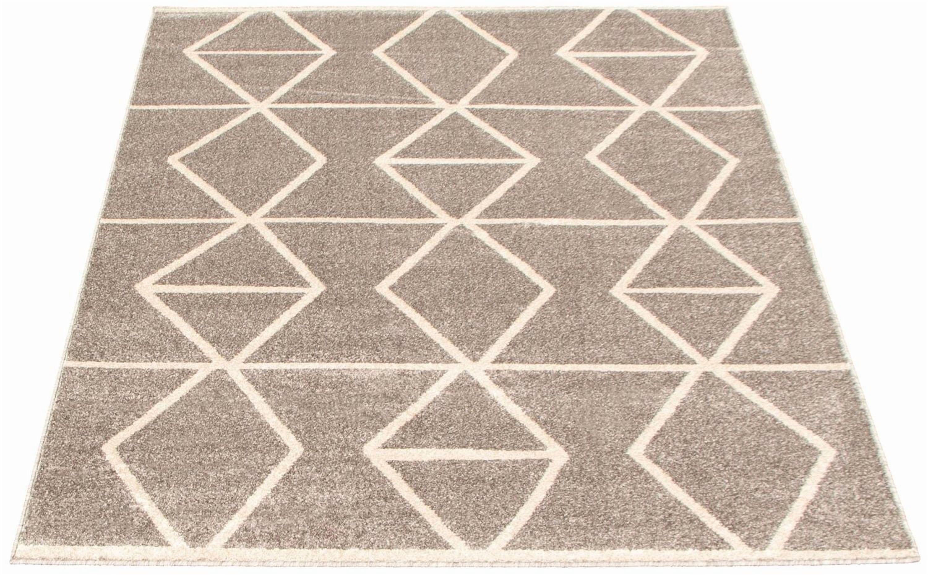 Tapis d'Interieur ECARPET Géométrique pour Salon et Chambre à Coucher Collection Ana
