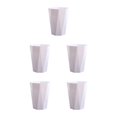 thumbnail image 3 of ZheElen PP Office And Home Waste Bin - 6L Capacity Easy Access Kitchen Large Capacity Kitchen Bedroom White L 5Set, 3 of 6