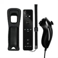 thumbnail image 1 of Built-in Motion Plus Remote Compatible for Nintendo Wii Controller Nunchuck Set Wireless Bluetooth Gamepad with Silicone Case, 1 of 10