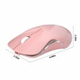 thumbnail image 3 of Computer Mouse Wireless, Mute and Slim Ergonomic Wireless Mouse with Large 1000mAh Rechargeable Battery, 3 of 8