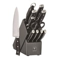 thumbnail image 1 of HENCKELS Forged Accent 12 Piece Knife Block Set, Black, 1 of 8