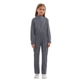 thumbnail image 1 of Runhomal Combinaison de Vol à Fermeture Éclair pour Filles Enfants Combinaison Décontractée Gris 12, 1 of 6