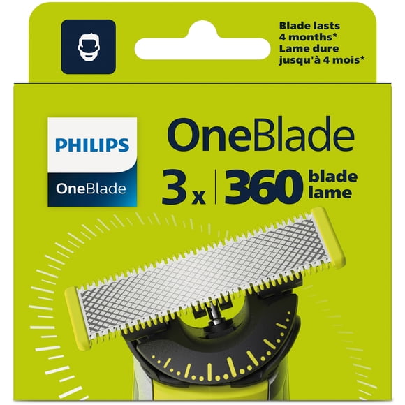 Philips OneBlade 360 Lame Flexible 3 Unités
