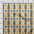 thumbnail image 2 of oneOone Georgette Viscose Fabric Diamond & Swirl Ikat Print Fabric BTY 42 Inch Wide, 2 of 4