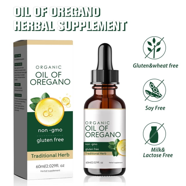 Liquidation! Huile d'Origan Biologique Carlyle 60 ml