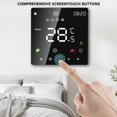 thumbnail image 4 of Smart Programmable Thermostat LCD Display Energy Saving Wide Compatibility, Precise Temperature Control For Hydronic Boiler, 4 of 8