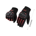 thumbnail image 3 of Meitianfacai Gants de Moto à Écran Tactile Gants de Conduite Adaptés pour une Largeur de Paume de 9,5 à 10 cm Gants de Course Motocross Gants de Vélo une Paire, 3 of 6