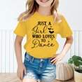 thumbnail image 2 of PMVFHDE Hauts Tendance pour Filles T-Shirts Tunique Graphique T-Shirt pour Fille T-Shirt pour Filles Hauts Manches Courtes Hauts Tube pour Filles Enfant Filles Mignon Graphique Col Rond T-Shirt Manches Courtes T-Shirt d'Été Jaune, 8-9 Ans, 2 of 5
