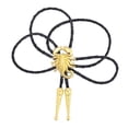 thumbnail image 2 of Milaget Alloy Tie Adjustable Costume Rope Sweater Chain Retro Cowboy Scorpion Gold, 2 of 9