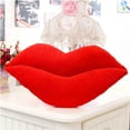 thumbnail image 1 of PEONAVET 50cm Lips Toys Red Lips Big Lips Valentine's Day Gift, 1 of 9