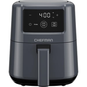 CHEFMAN 2 Qt Mini Air Fryer  Digital Space-Saving Compact Air Fryer with Nonstick and Dishwasher Safe Basket, Quick & Easy Meals in Minutes, Features Digital Timer and