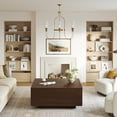 thumbnail image 3 of GUNAITO Lift Top Coffee Table with Storage, Square Coffee Table and modern Farmhouse Centre Table for Living Room, Walnut, 3 of 8