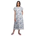 thumbnail image 1 of Moomaya Chemise de Nuit d'Allaitement à Col Rond Imprimée pour Femmes en Coton, 1 of 6