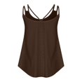 thumbnail image 4 of Timegard Camisoles pour Femmes Col Rond Oeillets Sans Manches Chic Décontracté Ample Chemise Haut Camis Tenue de Plage, 4 of 6