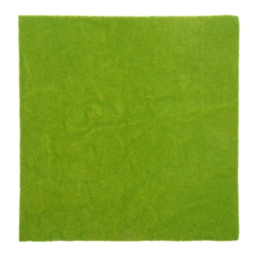 Artificial Grass Mat 1Set Fake Grass Roll Light Green Square For Landscape Design Architectural Model