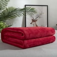 thumbnail image 2 of Kyusrd Summer All Home Savings!Solid Color Flannel Blanket Summer Conditioning Blanket office Nap Blanket layer Double sided Flannel Blanket All Season Thin Blanket, 2 of 8