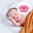 thumbnail image 4 of Funny Baby Pacifiers Infant Pacifier Newborn Easy to Clean Children Pink, 4 of 8