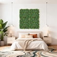 thumbnail image 3 of Multi-Pack Artificial Moss Trellis Panel, Garden Privacy Screen with Artificial Greenery Foliage, Peel and Stick Wall Decoration, Bamboo Fence Screening, Outdoor Garden Fence Screening 50*50CM B, 3 of 9