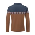 thumbnail image 4 of DecSea Men's Long Sleeve Polo Shirt Zip Neck Business Casual Tops Ribbed Workout Tee Shirts, 4 of 5
