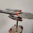 thumbnail image 2 of U.s.s. Enterprise Star Trek Modèle Ncc-1701 Réplique, Ornements de Modèle de Vaisseau Spatial en Acier Inoxydable pour Décoration et Collection à la Maison, 2 of 5