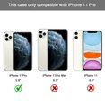 thumbnail image 2 of Mignova For iPhone 11 Pro Waterproof Clear Case,Rugged Bumper Full-Body Heavy Duty Protection Phone Case Clear Cover for Apple iPhone 11 Pro 5.8 inches 2019(Black), 2 of 7