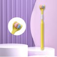 thumbnail image 1 of FcBaudy Three-sided Toothbrush, Three-head Toothbrush With Soft Bristles, Cleans On Three Sides, Scrapes Tongue On The Back, Portable And Compact Travel Size - New toothbrush toothbrush, 1 of 8