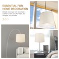 thumbnail image 2 of SHISUYAN Indoors Linen Lamp Shade Rustic Hanging Light Shade Round Lamp Cover Replacement, 2 of 9