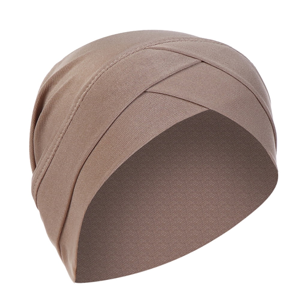 CEHVOM Chapeau Indien Uni pour Femmes Bonnet Chimio Musulman Turban Foulard