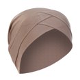 thumbnail image 1 of XZNGL Women Solid India Hat Muslim Ruffle Cancer Chemo Beanie Turban Wrap Scarf Cap, 1 of 9