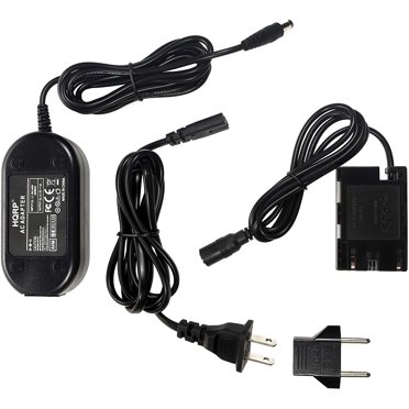 HQRP Adaptateur Secteur Entièrement Décodé pour Canon AK-E6 Compatible avec EOS 70D, EOS 7D, EOS 60D, EOS 6D, EOS 5D Mark II, EOS 5DS, EOS 5DS-R, EOS 5D Mark III Appareil Photo Numérique ACKE6 DR-E6