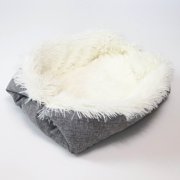 ZZkhGO Detachable Dog Bed Pet Mat, Removable Anti-anxiety Mattress for Pets, Comfortable Pet Bed for Home Indoor Sleep