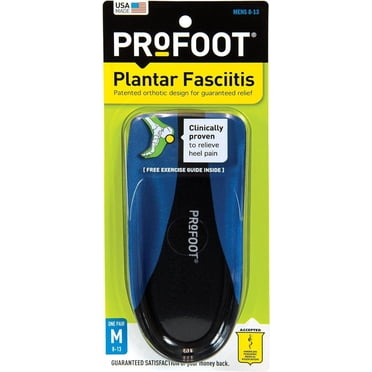 ProFoot® Plantar Fasciitis Men's Heel Support Insoles