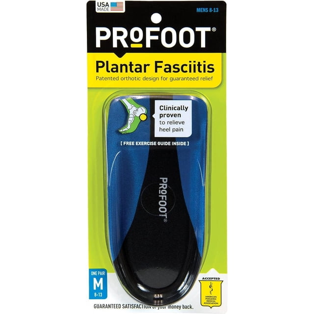 ProFoot® Plantar Fasciitis Men's Heel Support Insoles
