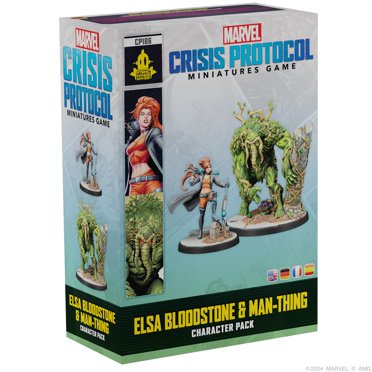 Marvel : Crisis Protocol Elsa Bloodstone & Man-Thing Character Pack - Ajoute une Nouvelle Légion de Monstres au Leadership! Jeu de Superhéros sur Table, 14 Ans et Plus, 2 Joueurs, 90 Min de Jeu
