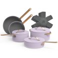thumbnail image 1 of Beautiful by Drew Barrymore 12pc Ceramic Non-Stick Cookware Set, 1 of 6