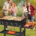 thumbnail image 3 of Full-Edge 36" Blackstone Silicone Griddle Cover, Includes 16" Silicone Spatula Mat, Premium Food-Grade Grill Buddy Mat, Reusable Top Protector, Ideal for All-Season Outdoor Use, 3 of 8
