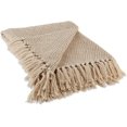 thumbnail image 1 of Collection Diamond Throw Coton Tissé 50x60 Noir, 1 of 8
