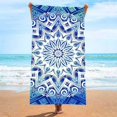 thumbnail image 4 of Birdeem Robes pour Femmes Mode Été Imprimé Sans Manches Robes de Nuit Pyjamas Peignoir Serviette de Plage, 4 of 12